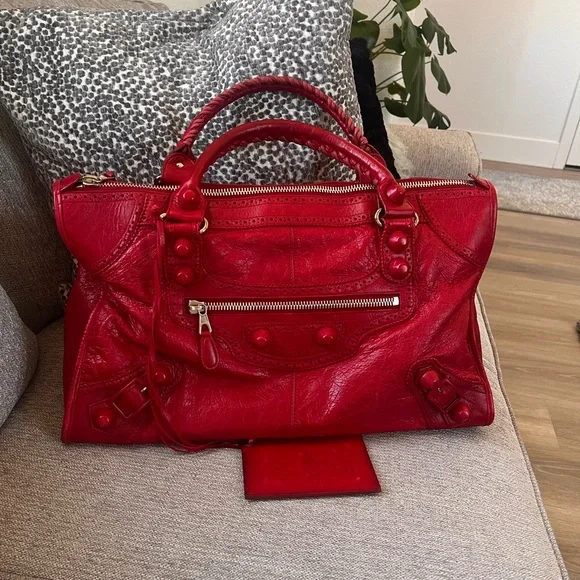 Balenciaga Motocross Giant Covered Brogues Work Le City Bag - Picture 12 of 12